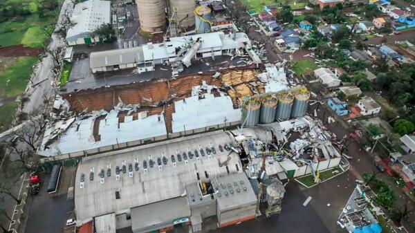 Instabilidade climática gerou microexplosão em município gaúcho de São Luiz Gonzaga