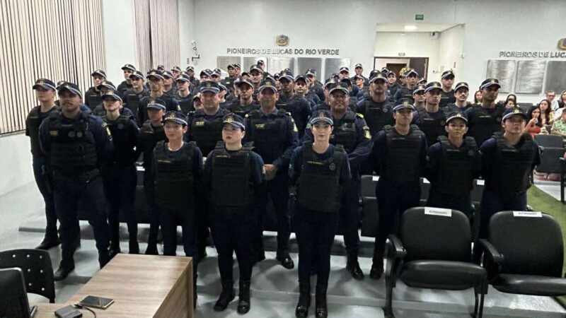 Guarda Civil Municipal forma novos agentes em Lucas do Rio Verde