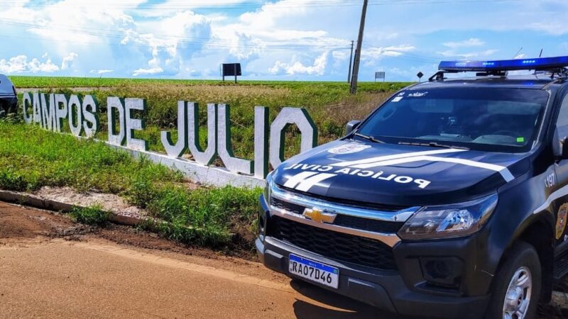 Seis envolvidos em tentativa de homicídio em Campos de Júlio são presos logo após o crime
