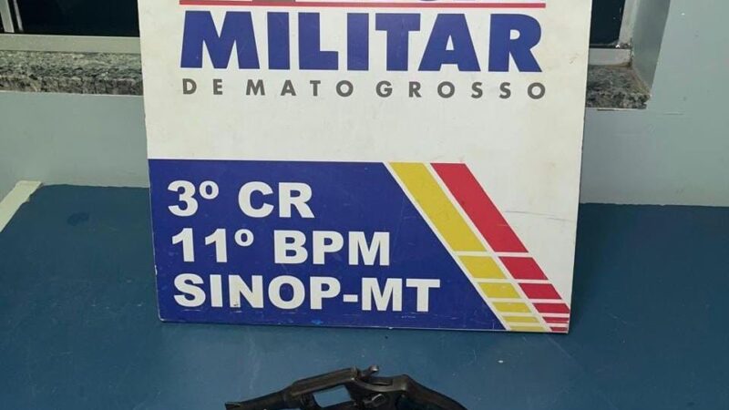 PM prende homem por lesão corporal e disparos com arma de fogo contra esposa e cunhada