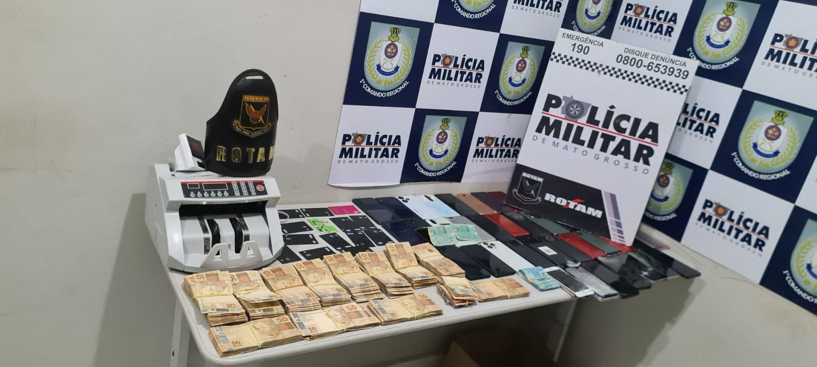 Rotam desarticula quadrilha especializada em estelionato na internet e apreende R$ 36,5 mil em espécie