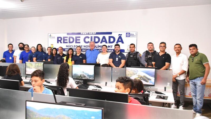 Rede Cidadã abre novo laboratório no interior e soma quatro cidades com oferta de ensino de informática