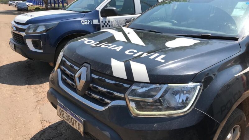 Polícias Civil e Militar prendem mulher por abandonar filho em imóvel