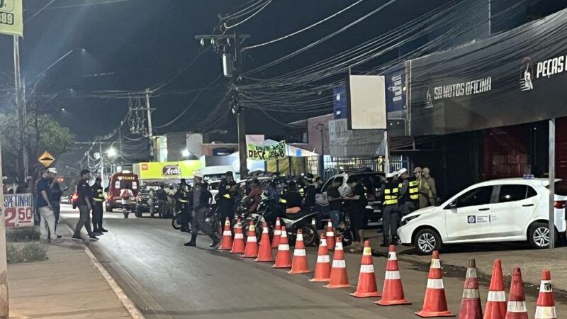 Operação Tolerância Zero para delitos de trânsito remove 19 motos e flagra 21 condutores sem CNH