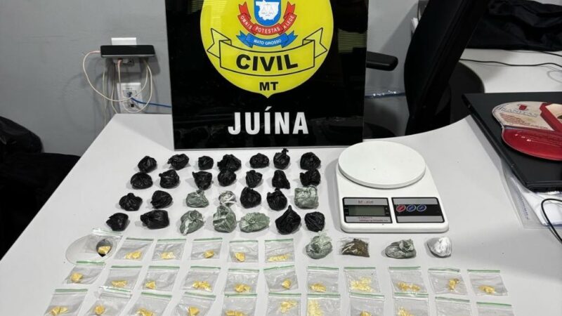 Polícia Civil prende criminosos de alta periculosidade envolvidos com tráfico de drogas e tentativa de latrocínio em Juína