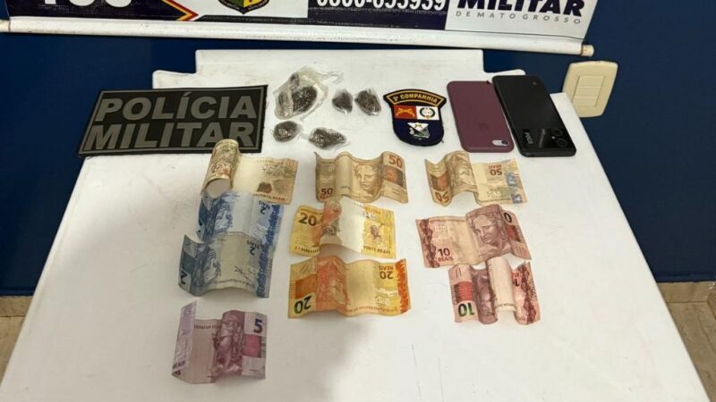 Polícia Militar detém três pessoas por tráfico e apreende porções de drogas