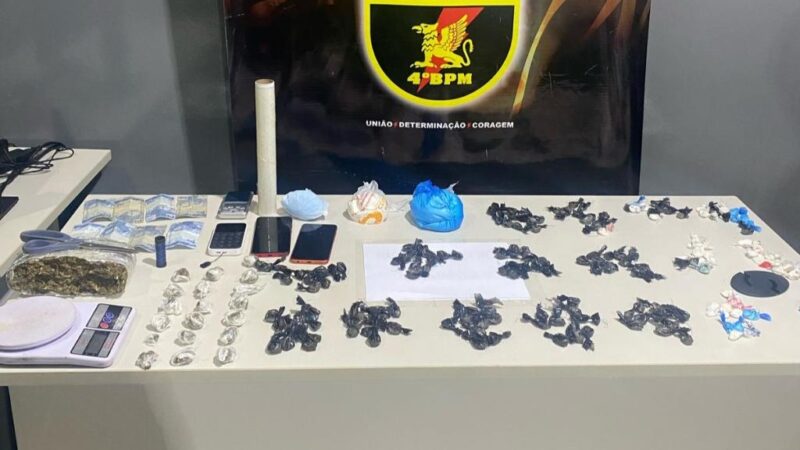 PM prende faccionados por tráfico de drogas em boates e motéis no Zero KM