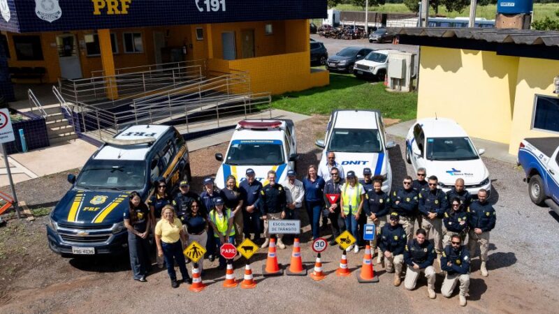 Vice-prefeita reforça parceria com PRF em lançamento da Campanha Maio Amarelo