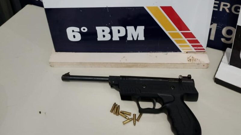 Polícia Militar prende membro de facção criminosa com arma de fogo e munições em Cáceres