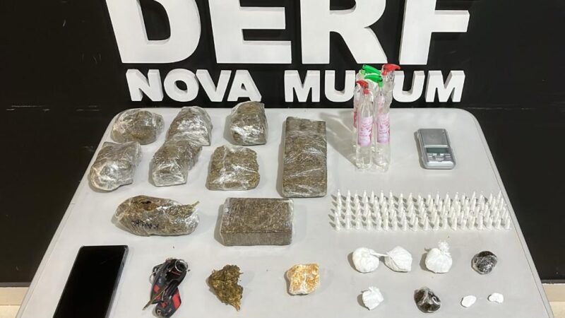 Polícia Civil prende fornecedor de drogas e apreende menor que atuava com lojista do tráfico