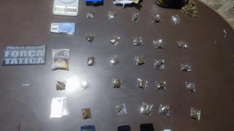 Força Tática prende dois faccionados por tráfico de drogas em Poconé