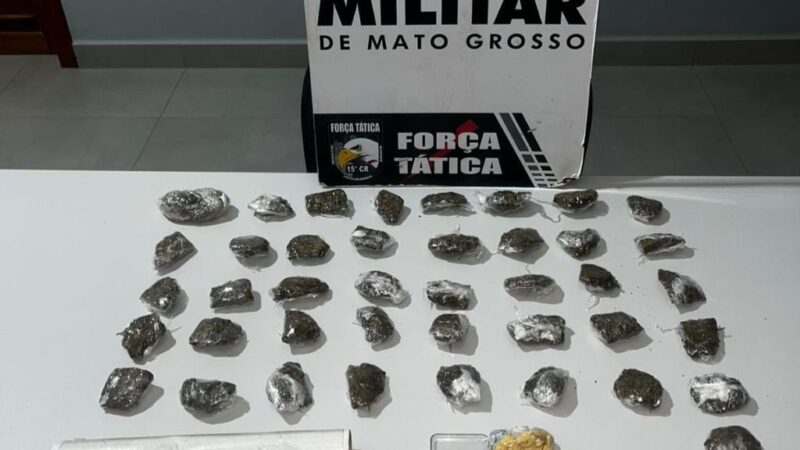 Força Tática apreende duas adolescentes por tráfico de drogas em Matupá
