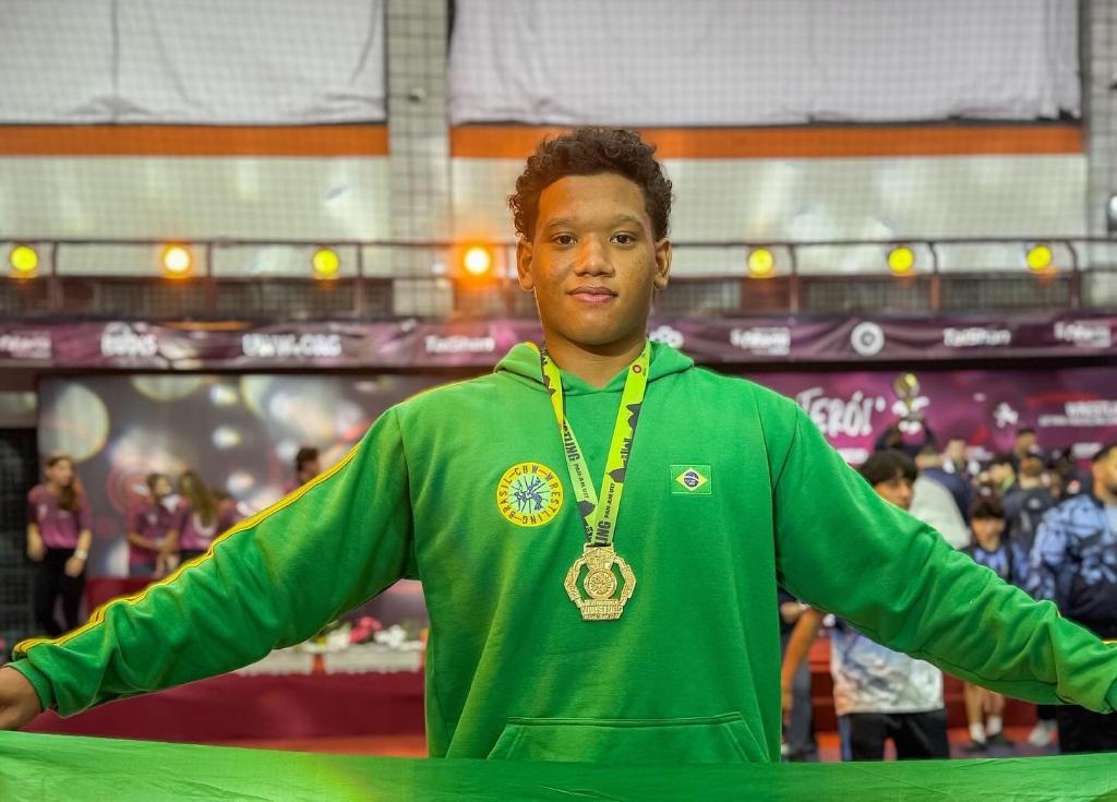 Após ser campeão pan-americano, atleta do programa de bolsas do Governo de MT disputa Mundial de Wrestling